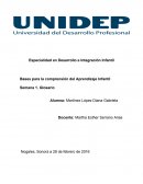 Bases para la comprensión del Aprendizaje Infantil