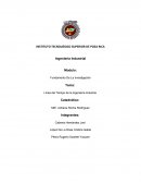 Linea del tiempo de la Ingenieria Industrial