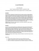 Fecha práctica 06 de febrero del 2016, Fecha de entrega de informe 13 de febrero del 2016