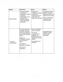 Cuadro sinóptico de aportes de la economía