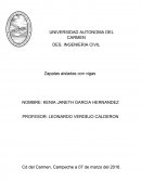 Zapatas aisladas con vigas