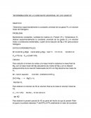 La verdadera Determinación de la constante universal de los gases R.