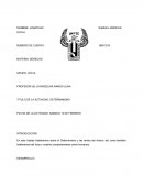 El determinismo y las ramas del mismo