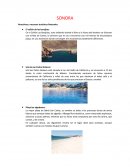 SONORA Atractivos y recursos turísticos Naturales