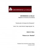 ENSAYO FINAL “Educar con libertad”