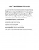 TAREA DE RESPONSABILIDAD SOCIAL Y ÉTICA