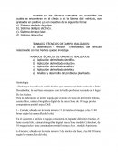 TRABAJOS TÉCNICOS DE CAMPO REALIZADOS: