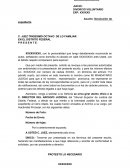 Modelo de devolución de expediente