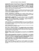 MODELO DE CONTRATO DE TRABAJO A PARCIAL PERMANENTE