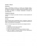 Actividad de segmentación de mercados