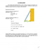 Geometría aplicada: Calculando ángulos y lados de una escalera inclinada