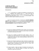 Escrito inicial ejecutivo mercantil
