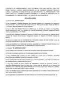 EJEMPLO DE CONTRATO - ARRENDAMIENTO