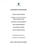 Ensayo de la 5ta disciplina