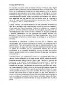 Ensayo de Ana Sóror.