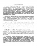 Analisis docente.LA EDUCACION PROHIBIDA