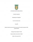 Análisis de dieta de alumnos de tronco común de la Facultad de Ingeniería UABC, campus Mexicali