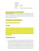 Demanda de mejor derecho de propiedad.