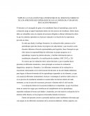 Análisis de los momentos de la evaluación.