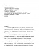 Efectos del Acto Administrativo.