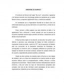 Sindrome de burnout.