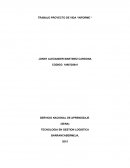 TRABAJO PROYECTO DE VIDA “INFORME “