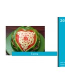 El arte al tallado de frutas y verduras