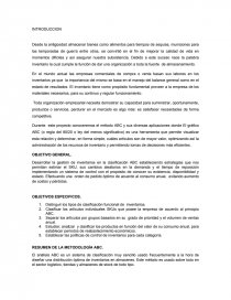 Inventarios metodología ABC. Página 1
