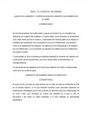 ¿Qué es el número? y construcción de concepto de número en el niño