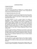 La política económica del sexenio se caracterizó por un constante cambio de rumbo en un comportamiento de freno y arranque, e inició un largo periodo de crisis económica que afectó gravemente al país.