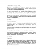 DEDICATORIA PARA EL GRUPO