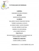 Microcontroladores. Introducción a la programación del microcontrolador