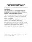 ﻿Acto Cívico 2do. Grado