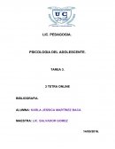 PSICOLOGÍA DEL ADOLESCENTE.