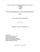 Patología General de la Evaluación Edcativa M. A. Santos Guerra.