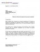 Carta para reunión de apertura de proceso de auditoría