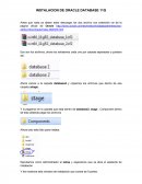 INSTALACION DE ORACLE DATABASE 11G