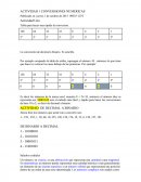 Actividad Conversiones numericas