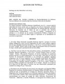 Ejemplo de Minuta o Accion de Tutela.