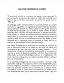 Como se desarrolla el niño
