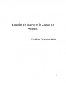 Escuelas de Teatro en Mexico