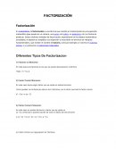 Factorizacion. En matemáticas