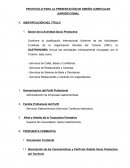 PROTOCOLO PARA LA PRESENTACIÓN DE DISEÑO CURRICULAR JURISDICCIONAL