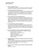 AUDITORIA INTERNA. CUESTIONARIO.