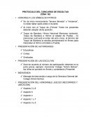 PROTOCOLO DEL CONCURSO DE ESCOLTAS.