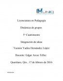 Dinámicas de grupos.