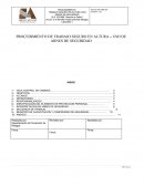 PTS TRABAJO EN ALTURA Y USO DE ARNES