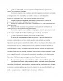 Preguntas de estructura organizacional.