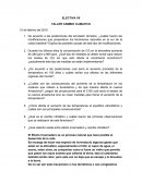 TALLER CAMBIO CLIMATICO