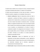 Resumen. El derecho fiscal.